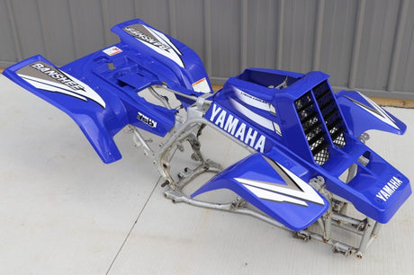Vito's vinyl decal graphics kit 14MIL sticker Yamaha Banshee BLUE WHITE 1999 5