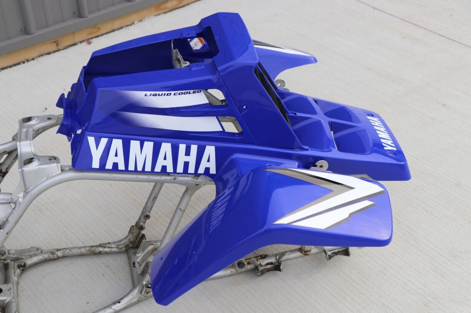 Vito's vinyl decal graphics kit 14MIL sticker Yamaha Banshee BLUE WHITE 1999 7