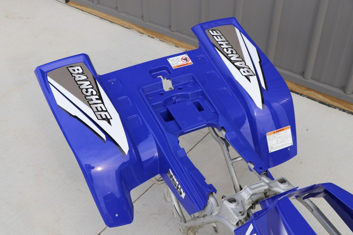 Vito's vinyl decal graphics kit 14MIL sticker Yamaha Banshee BLUE WHITE 1999 9