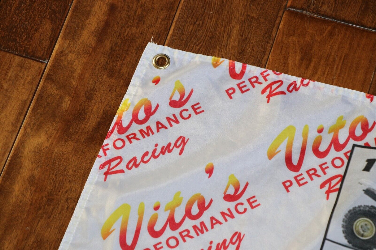 Vito's cloth fabric banner flag Yamaha Banshee year color scheme Poster print 4