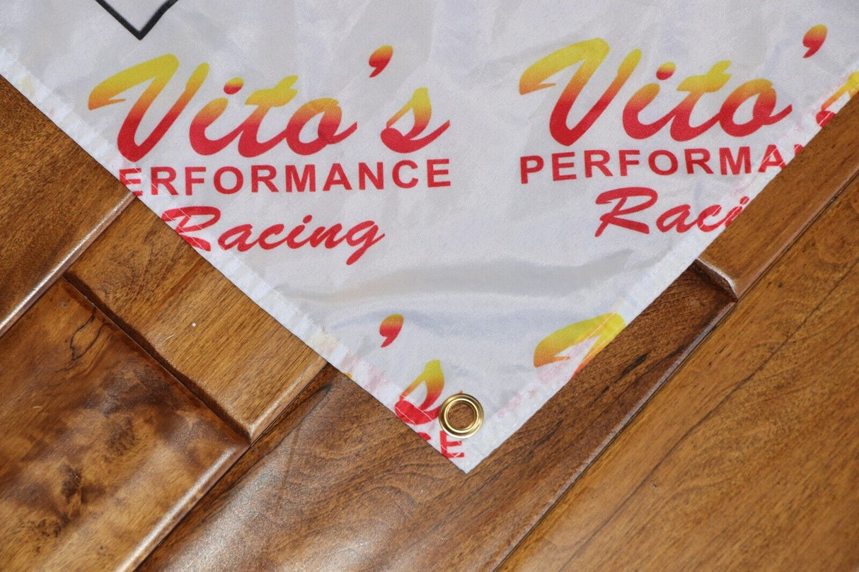 Vito's cloth fabric banner flag Yamaha Banshee year color scheme Poster print 5