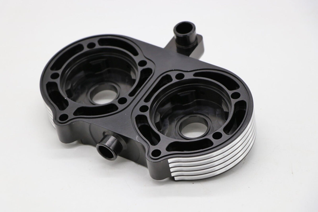 Vito's HEMI HEAD billet aluminum cool 1987-2006 Banshee + DOMES BLACK 20cc 8