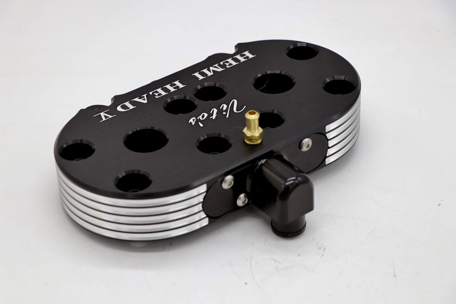Vito's HEMI HEAD billet aluminum cool 1987-2006 Banshee + DOMES BLACK 19cc 5