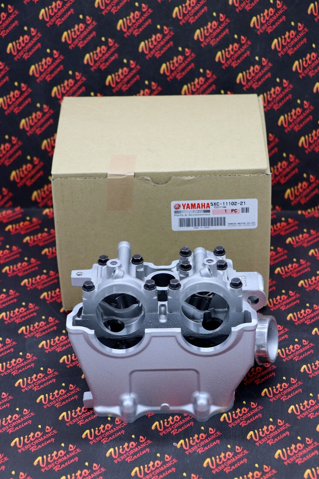 Cylinder Head Assy Yamaha Genuine 2007-2009 YZ250F 5XC-11102-21-00 YZ 250 1