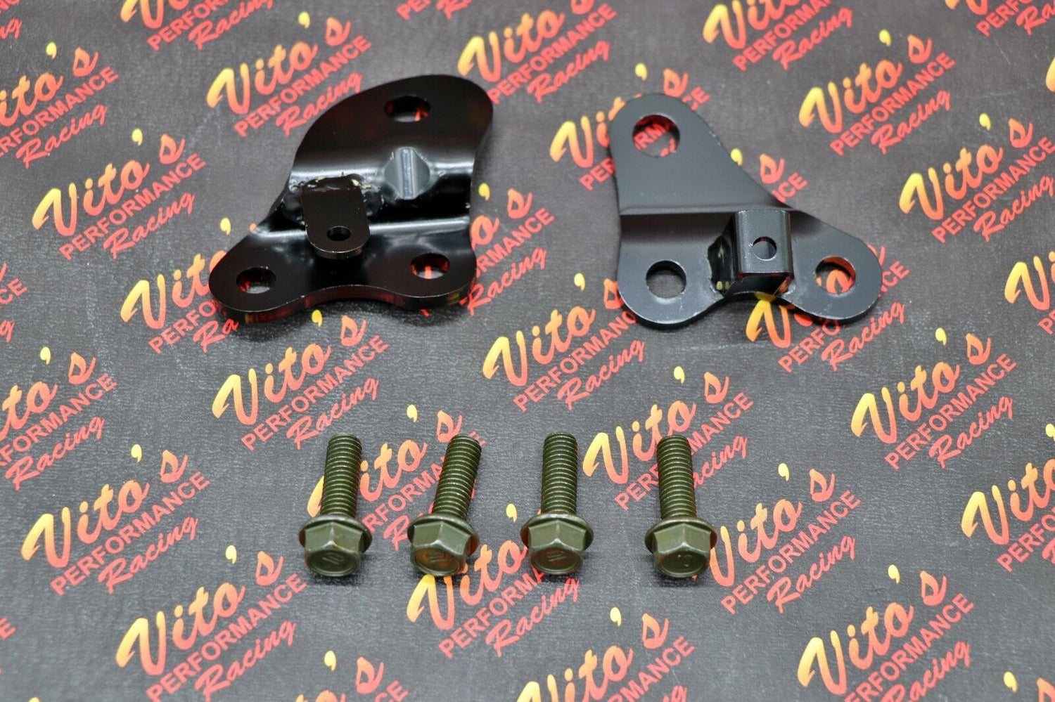 2 x NEW MOTOR MOUNTS upper front left +right + engine bolts Yamaha Banshee 2