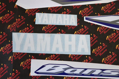 Vito's vinyl decal graphics kit 14MIL sticker Yamaha Banshee BLUE WHITE 2004 3