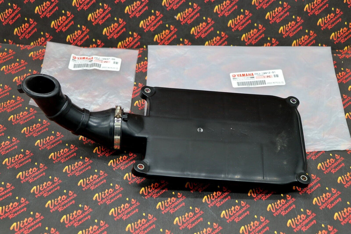 NEW OEM factory airbox air box lid + snorkel + clamp 1988-2006 Yamaha Blaster 2