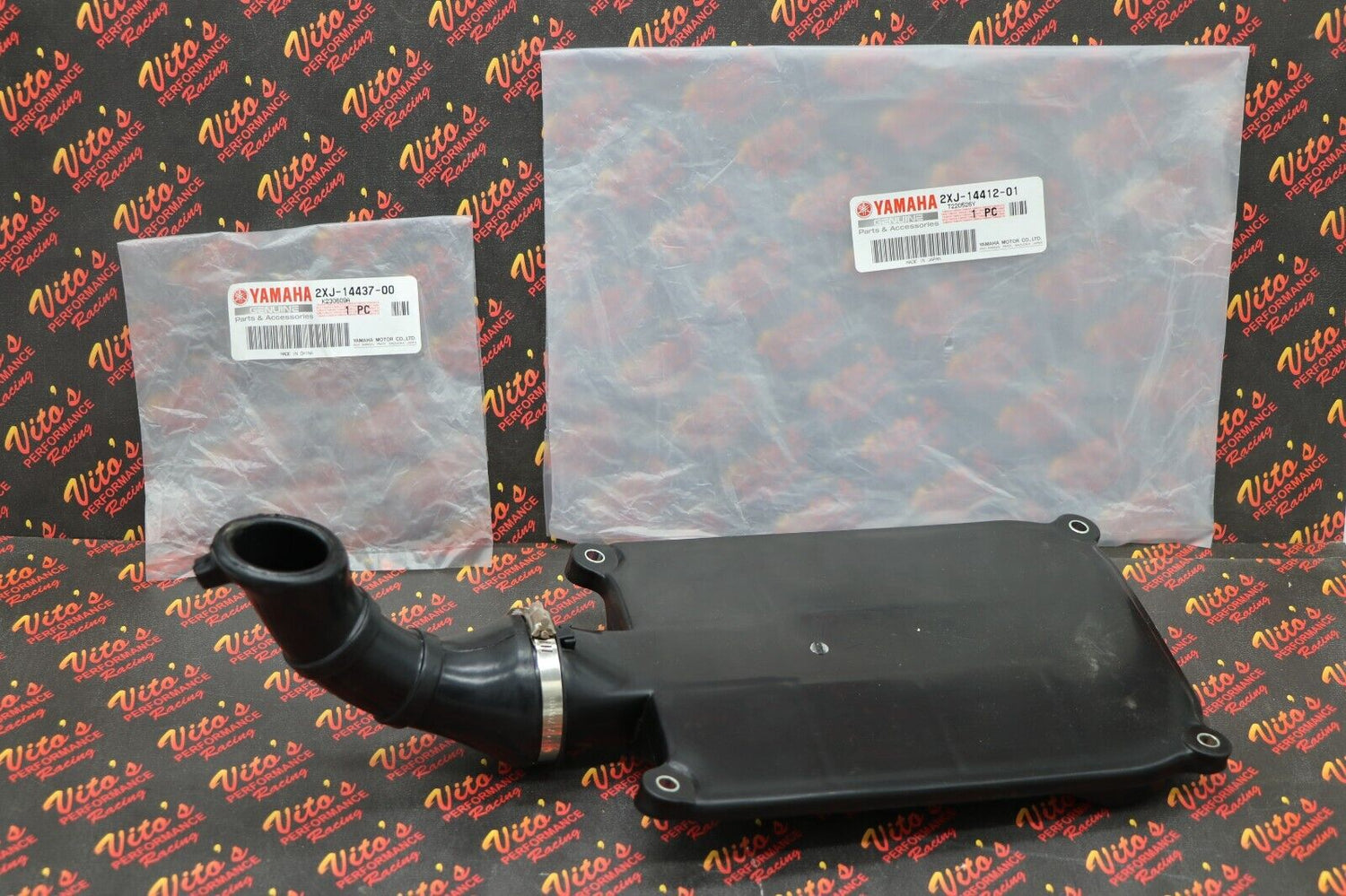 NEW OEM factory airbox air box lid + snorkel + clamp 1988-2006 Yamaha Blaster 4