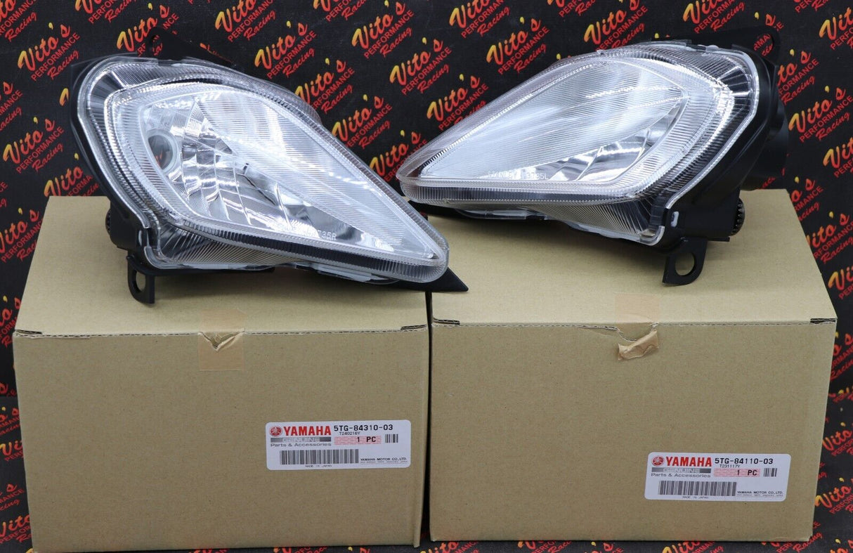 2 x OEM Headlights FACTORY L + R Yamaha YFZ450 YFZ450R Raptor 700 1
