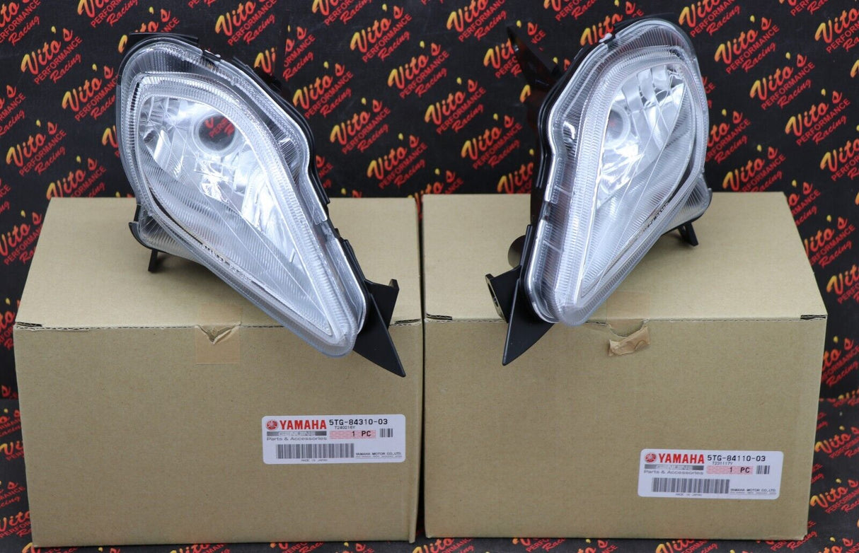 2 x OEM Headlights FACTORY L + R Yamaha YFZ450 YFZ450R Raptor 700 3