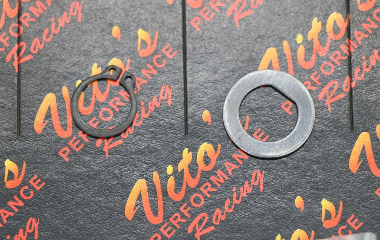 NEW OEM circlip c-clip clip + washer for Idler gear Yamaha Banshee kicker 3