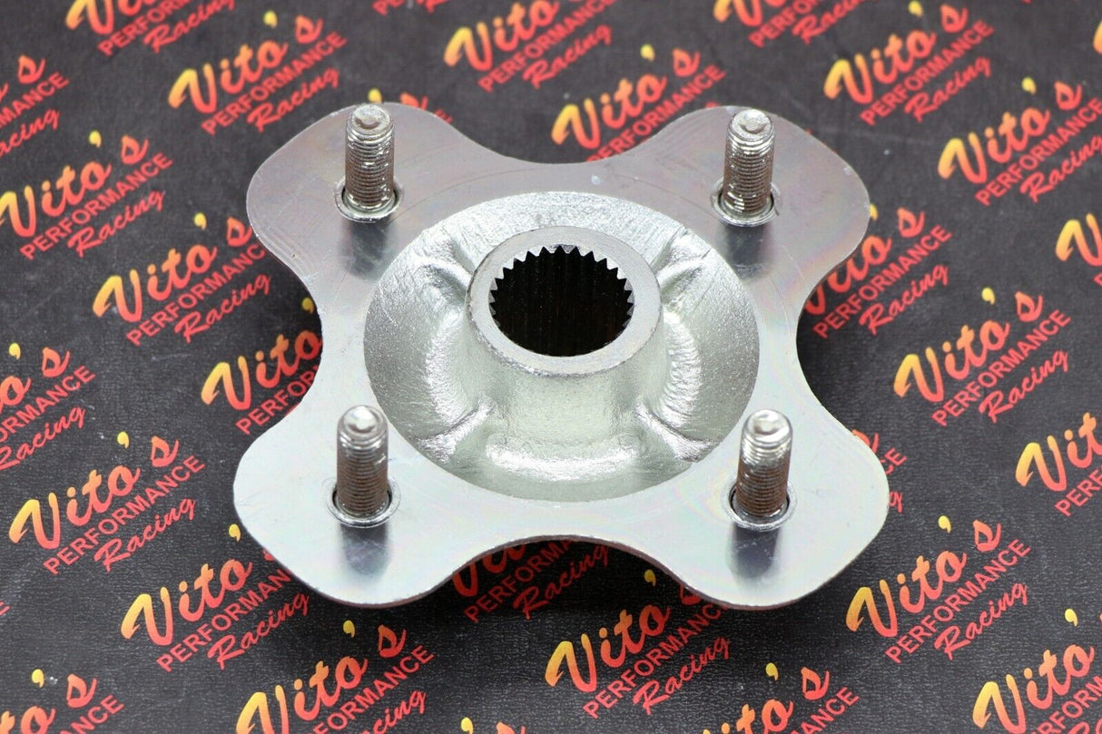 1x Rear Wheel Axle Hub + stud Yamaha Big Bear Kodiak Timberwolf Wolverine Moto-4 2