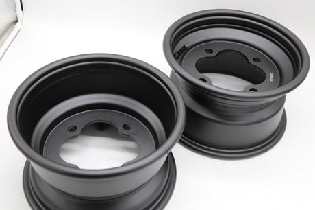 2 x 10" front aluminum wheels rims 4x144 HONDA 450r 400EX 300EX 250EX BLACK 11