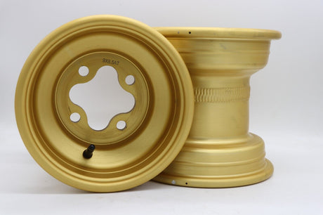 2 x 9" rear aluminum wheels rims 4x144 HONDA 450r 400EX 300EX TRX250r GOLD 11