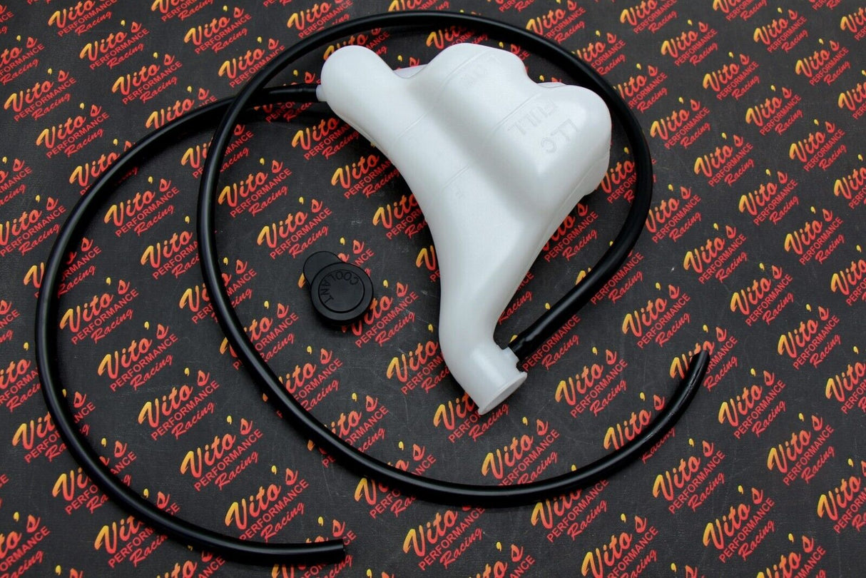OEM RECOVERY TANK radiator reservoir coolant bottle overflow hose cap Raptor 700 2