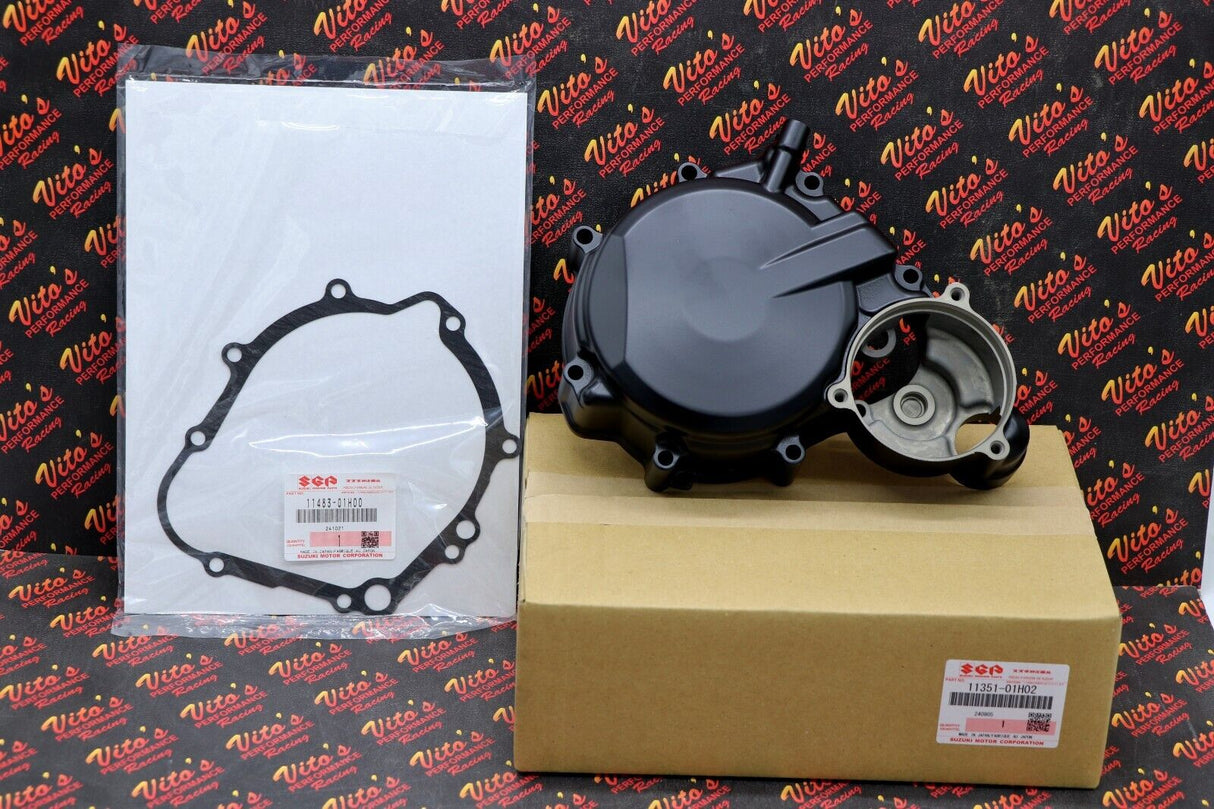OEM SUZUKI Genuine Engine Stator Side Cover + Gasket GSXR GSX-R 600 750 2006-22 2