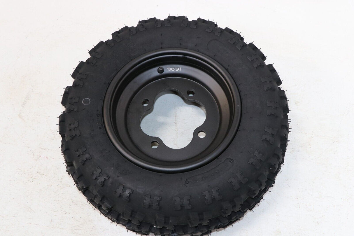 NEW 21x7x10 front tires + wheels rims HONDA 450r 400EX 300EX TRX250r BLACK 3