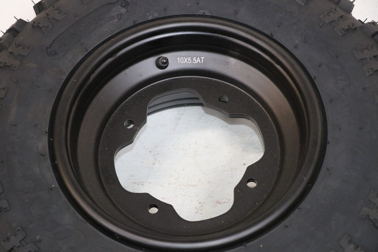 NEW 21x7x10 front tires + wheels rims Yamaha Banshee Raptor YFZ450 BLACK 4