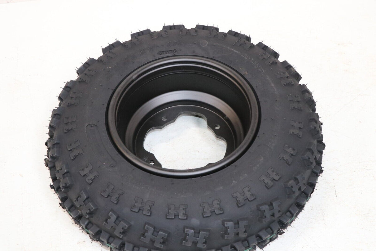 NEW 21x7x10 front tires + wheels rims Yamaha Banshee Raptor YFZ450 BLACK 5