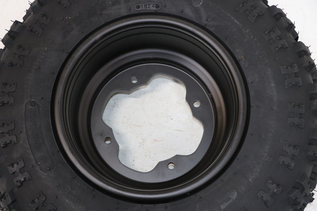 NEW 21x7x10 front tires + wheels rims Yamaha Banshee Raptor YFZ450 BLACK 6