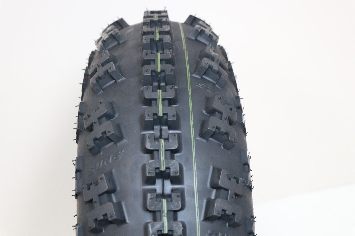 NEW 21x7x10 front tires + wheels rims Yamaha Banshee Raptor YFZ450 BLACK 9