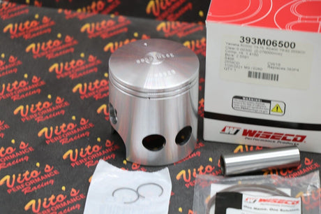 1973-1975 YAMAHA RD350 WISECO 1.00MM / .040" OVERSIZED 65.00MM BORE PISTON KIT 2