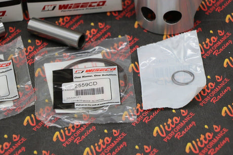 1973-1975 YAMAHA RD350 WISECO 1.00MM / .040" OVERSIZED 65.00MM BORE PISTON KIT 3