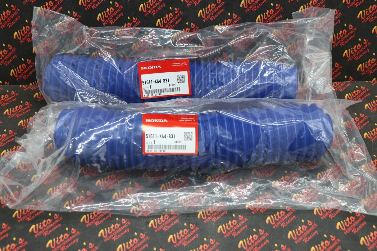 NEW OEM HONDA FORK BOOTS CR 125 250 500 XR 350 400 125R 250R 51611-KA4-831 2