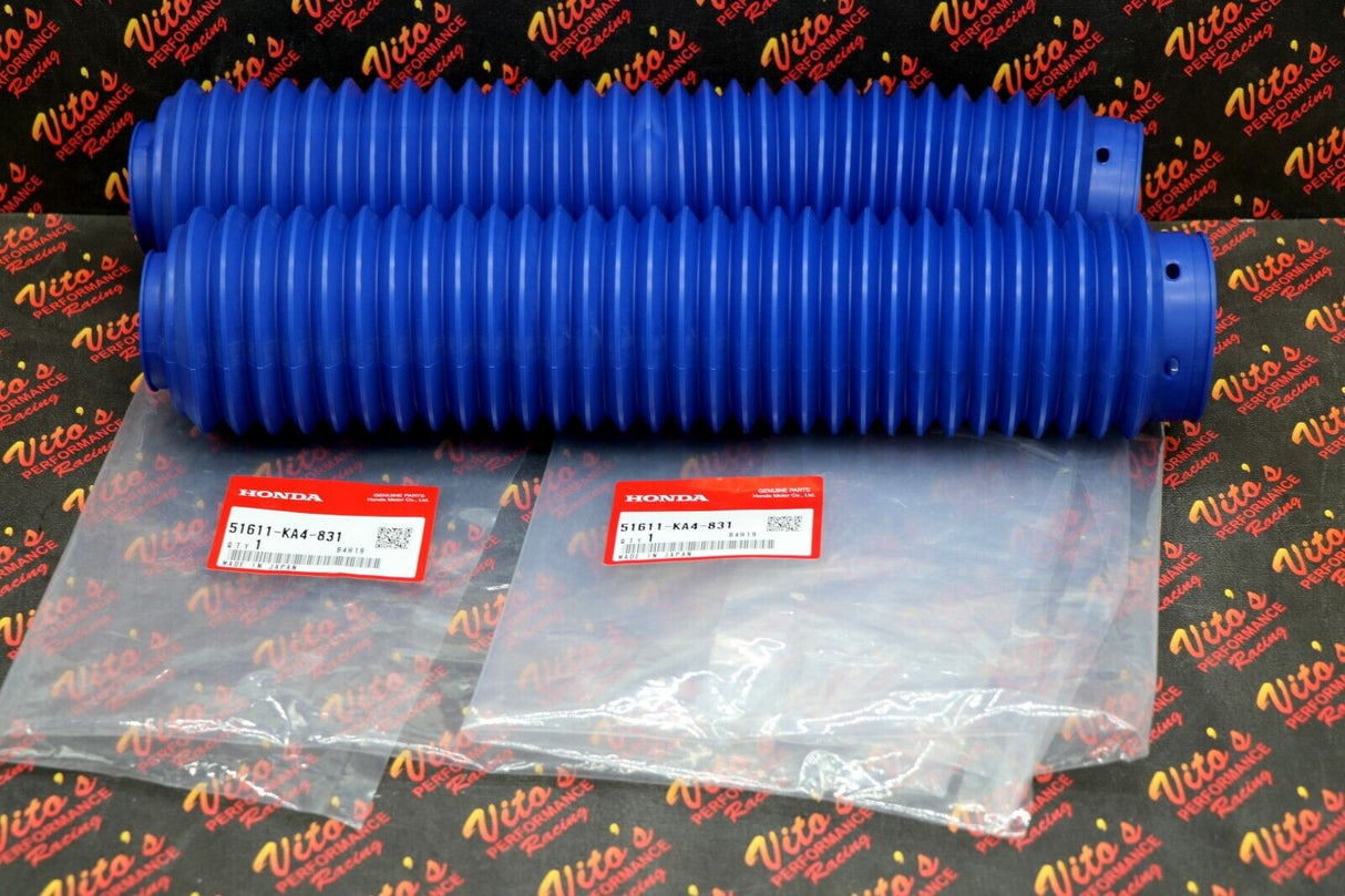 NEW OEM HONDA FORK BOOTS CR 125 250 500 XR 350 400 125R 250R 51611-KA4-831 4