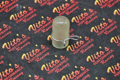 Airbox drain plug rubber nipple seal + clamp clip Yamaha Banshee Raptor YFZ450 2