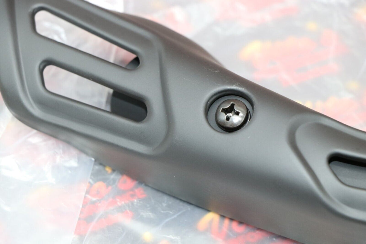 NEW Yamaha Banshee HEAT SHIELDS + mid pipes OEM factory exhaust pipes + bolts 5