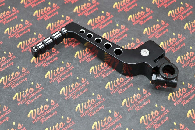 COMPLETE billet Kicker Kickstart lever + lower spline assembly Yamaha Banshee 1