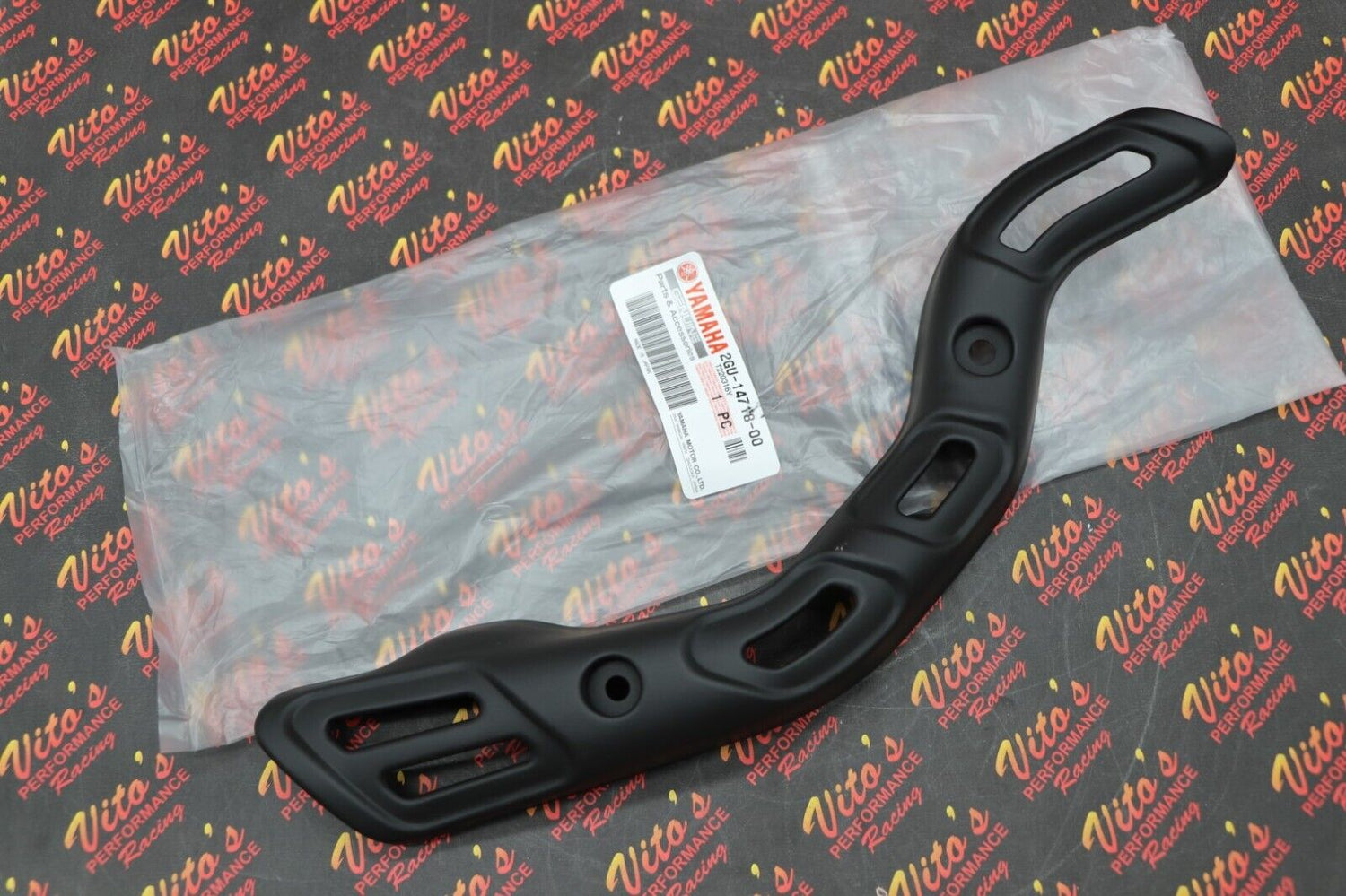 2 x NEW Yamaha Banshee HEAT SHIELDS for stock OEM factory exhaust pipes L + R 3