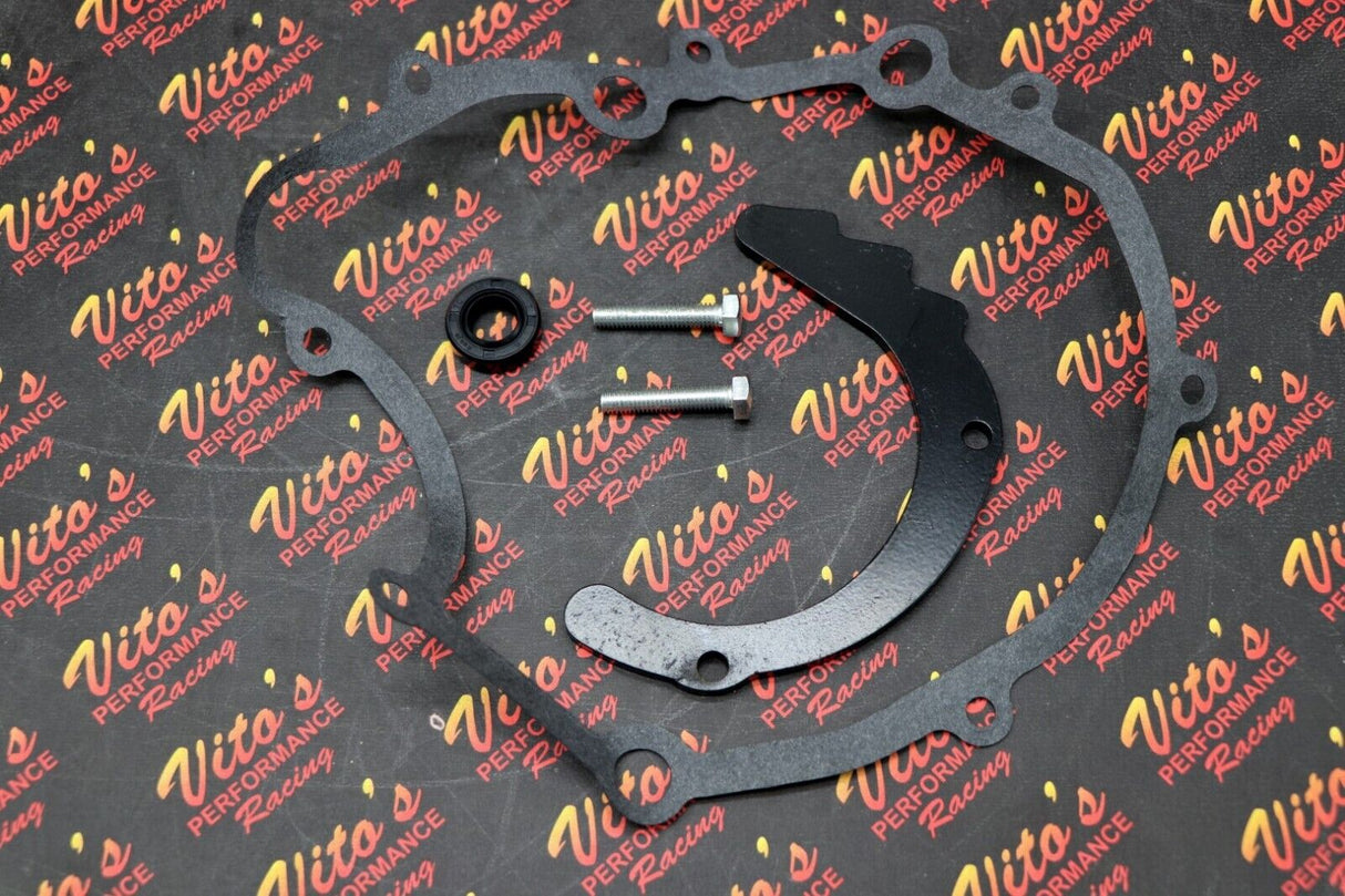 LT230 Magneto Stator Left Cover + gasket 11351-22A01 Suzuki Quadsport 1985-1990 4