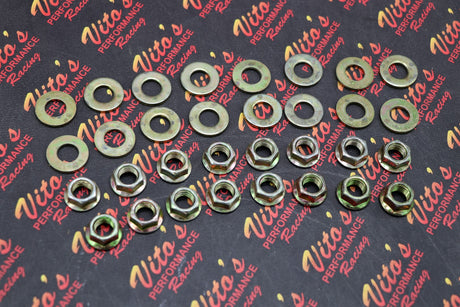 16 x Vito's wheel nuts YAMAHA Raptor Banshee front rear hub washers lugnuts NEW 1