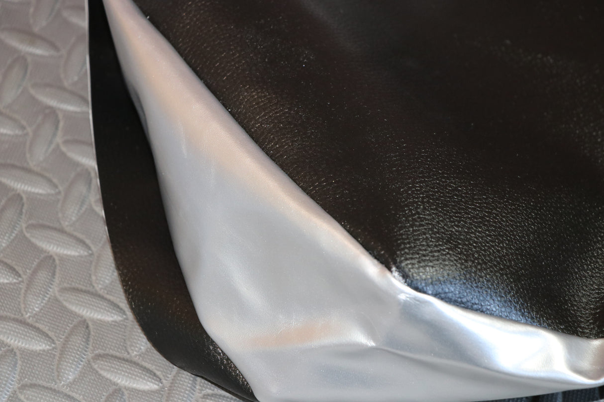 NEW SEAT COVER ONLY Yamaha Banshee cover BLACK TEXTURE + SILVER