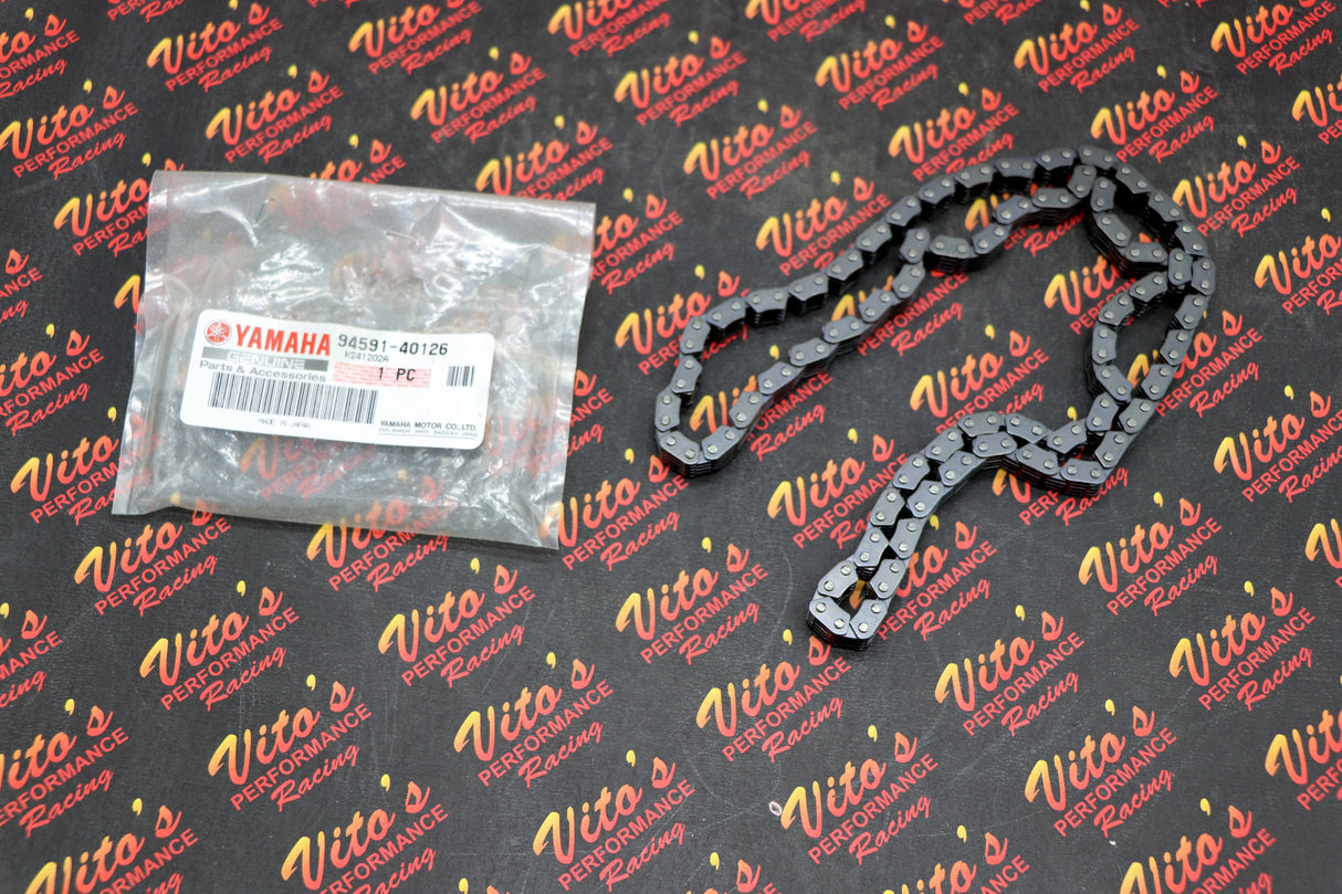 New 1998-2005 Yamaha Raptor 660 Grizzly OEM Cam Timing Chain 94591-40126-00