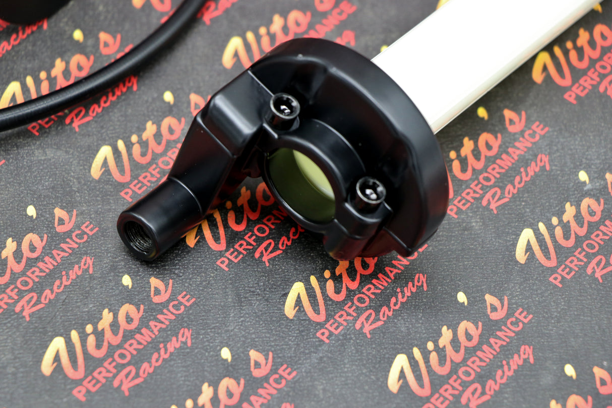 Vito's Banshee OEM twist throttle conversion + grips + cable + TORS REMOVAL KIT