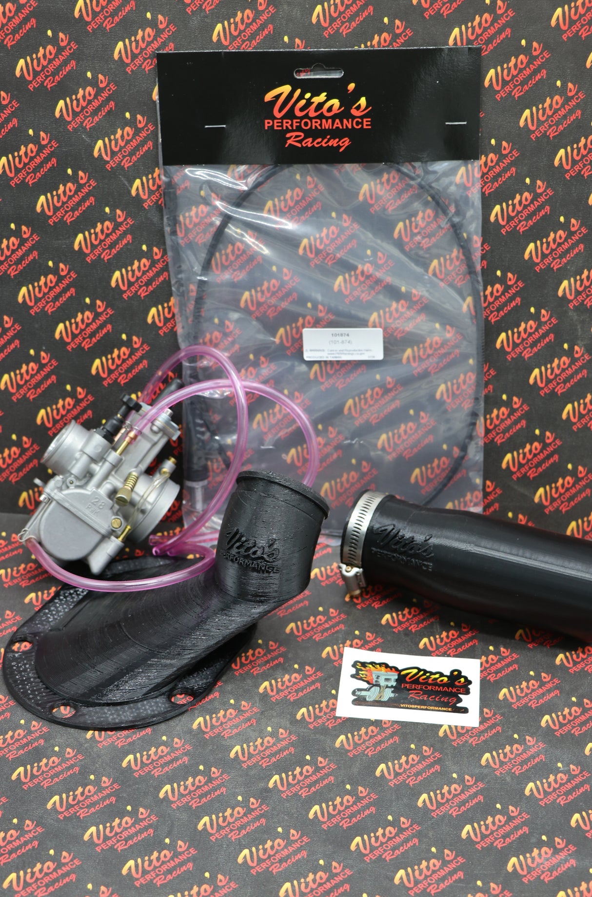 28mm PWK carb + intake duct tube joint airbox air box 1988-2006 Yamaha Blaster