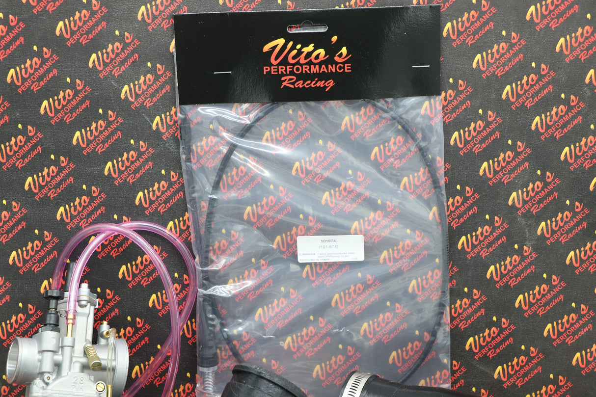 28mm PWK carb + intake duct tube joint airbox air box 1988-2006 Yamaha Blaster