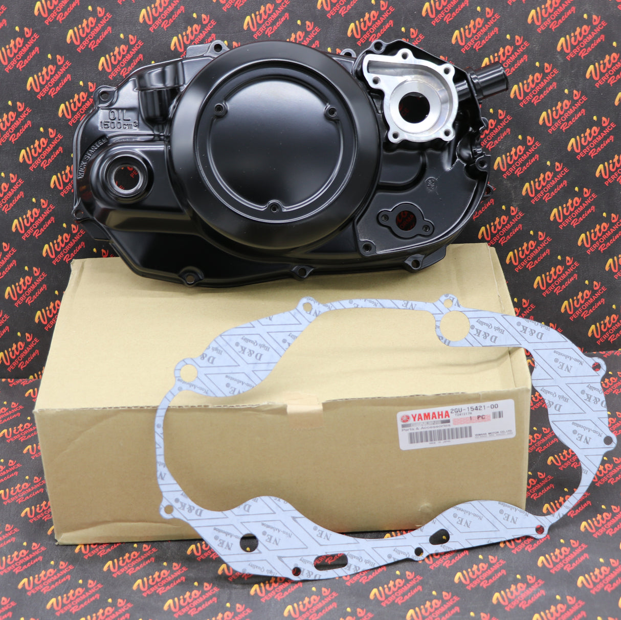 NEW Yamaha Banshee CLUTCH COVER crankcase engine OEM FACTORY 1987-2006 + gasket