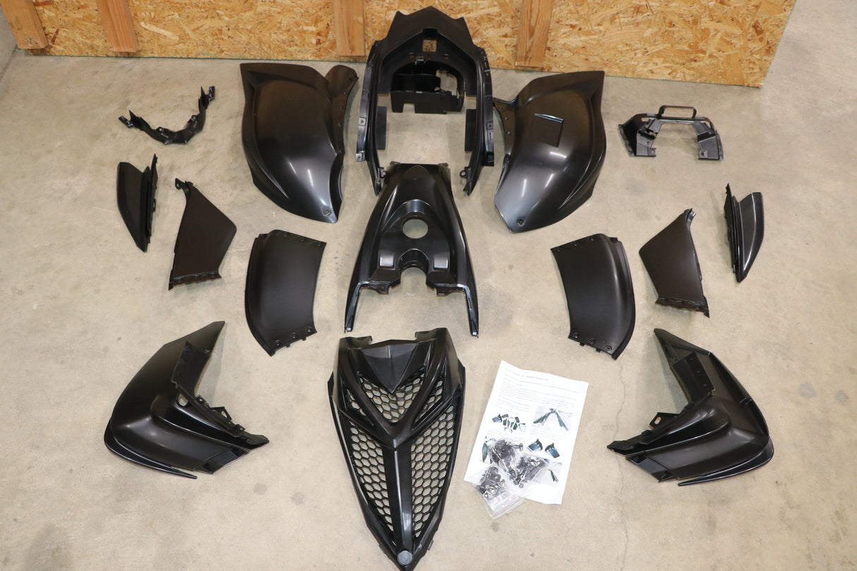 Yamaha Raptor 700 Plastics YAMAHA fenders 2006-2025 + hardware BLACK