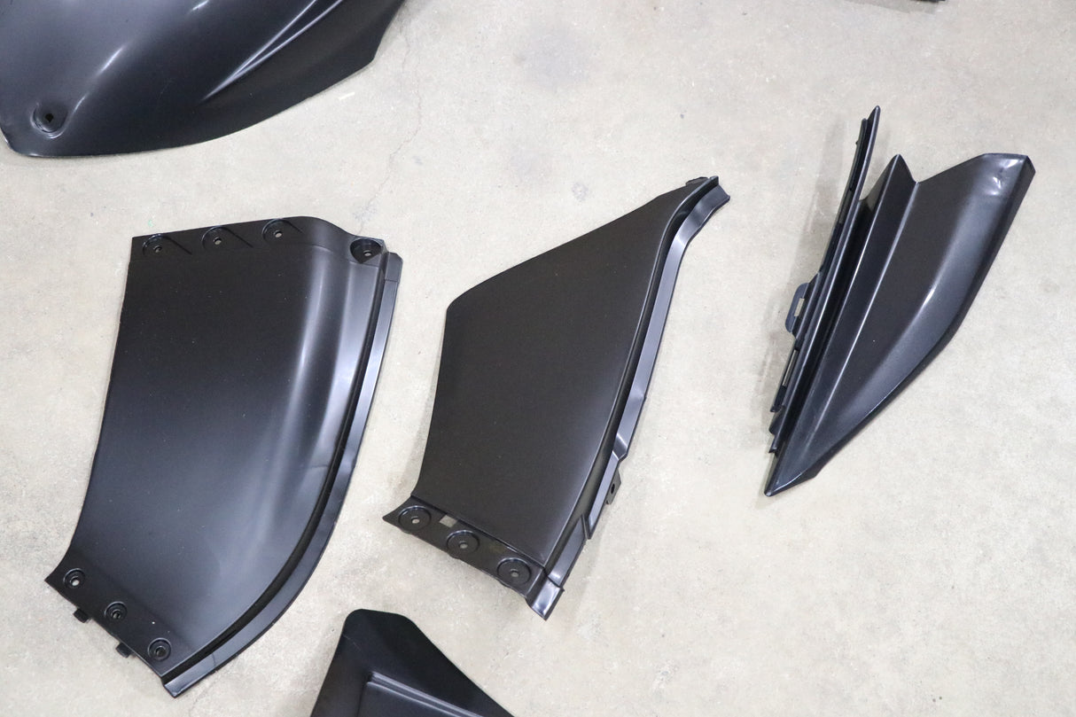 Yamaha Raptor 700 Plastics YAMAHA fenders 2006-2025 + hardware BLACK