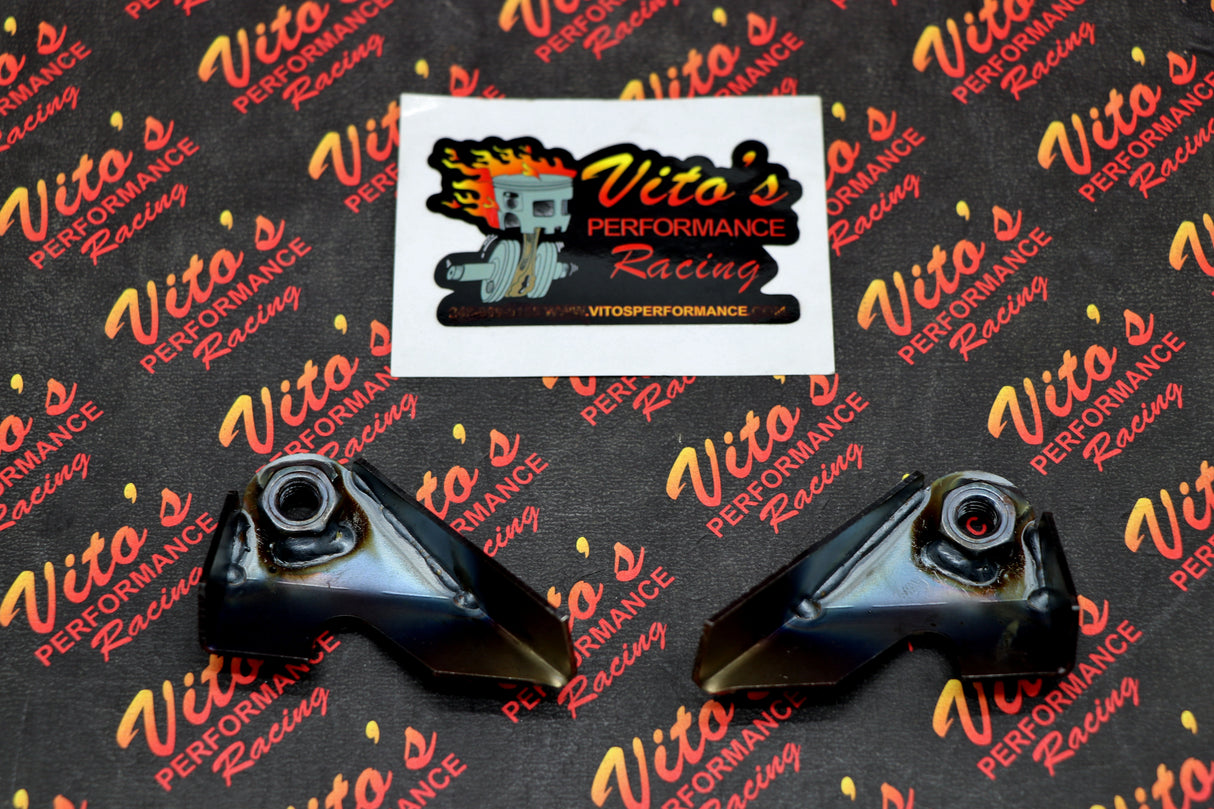 NEW FRAME MOUNTS for Heel Guards Nerf Bar foot rest Yamaha Banshee kit weld-on