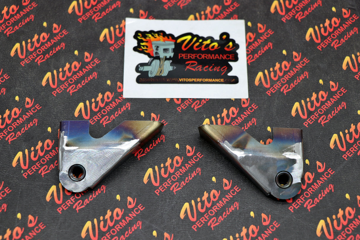 NEW FRAME MOUNTS for Heel Guards Nerf Bar foot rest Yamaha Banshee kit weld-on
