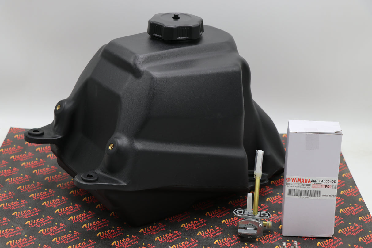 NEW YAMAHA Banshee GAS TANK + fuel cap OEM factory petcock 1987-2006