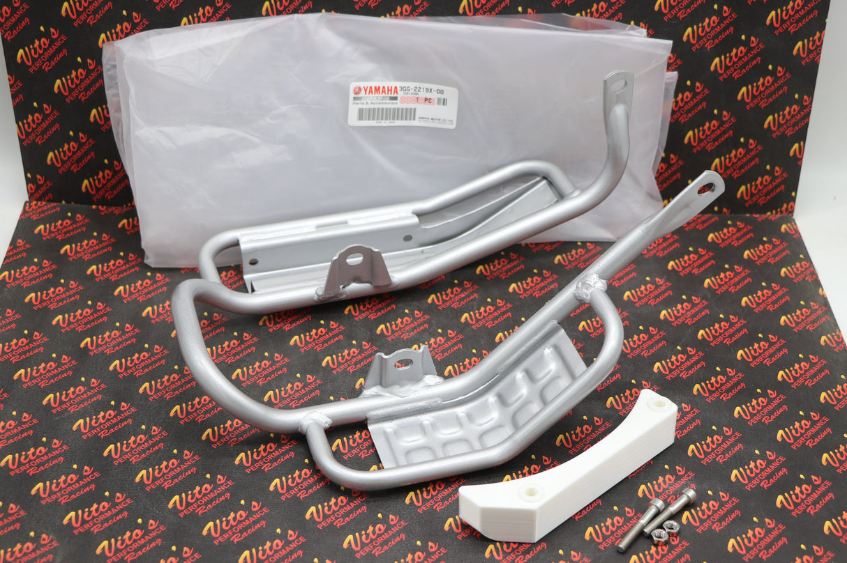 Skidplate skid OEM Yamaha Banshee rear swingarm protector + Vito's guard