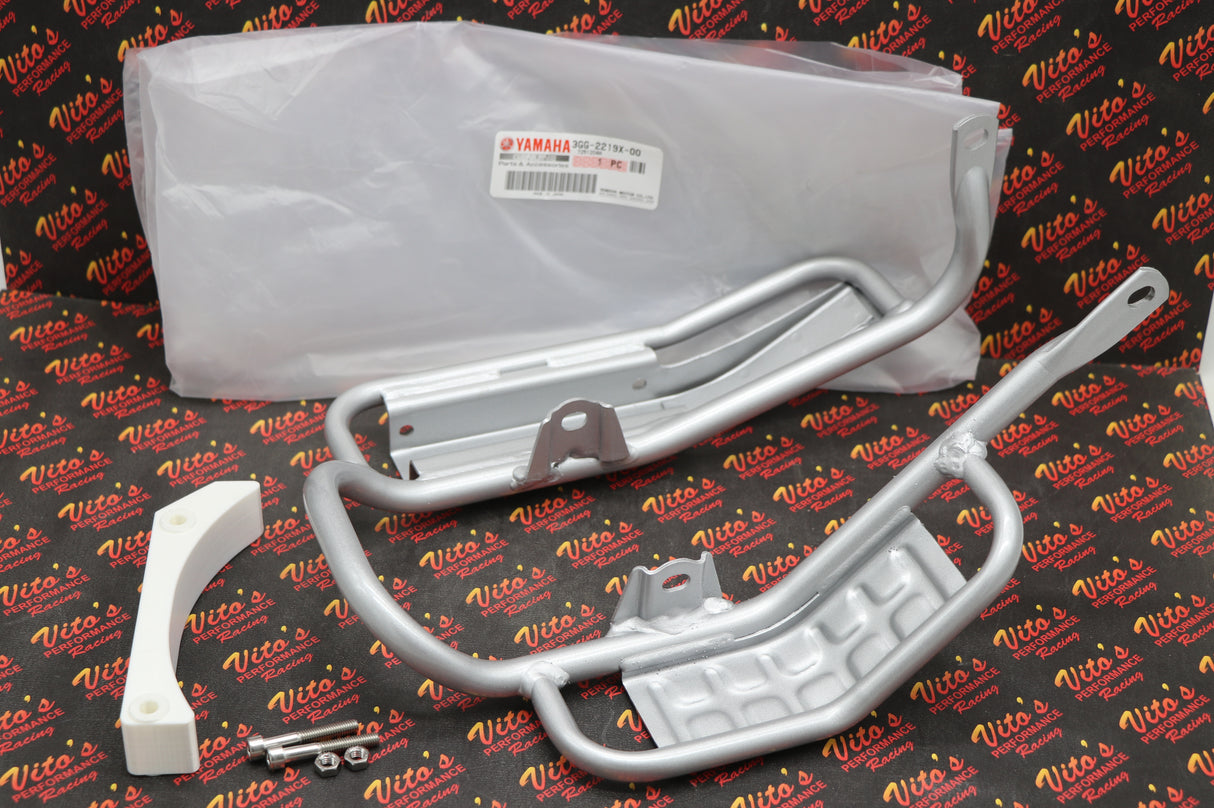 Skidplate skid OEM Yamaha Banshee rear swingarm protector + Vito's guard