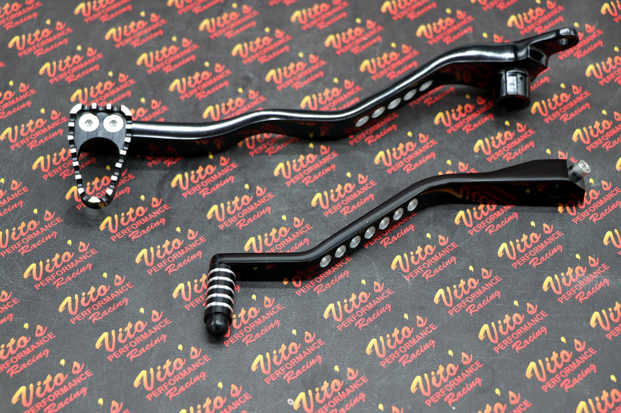 NEW Banshee BILLET LEVER KIT - Anodized black aluminum shifter + brake lever