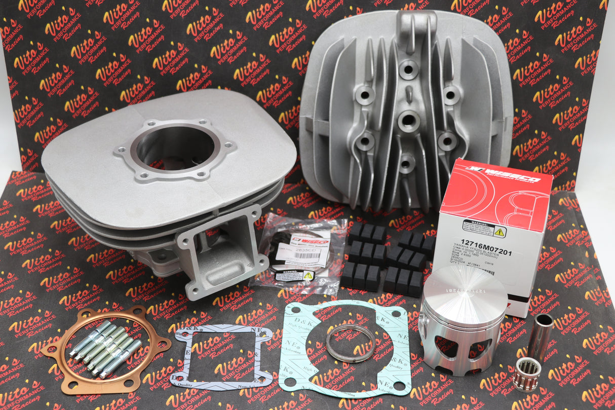 Vito's 240cc BLASTER BIG BORE KIT 72.00 cylinder gaskets jets + WISECO PISTON